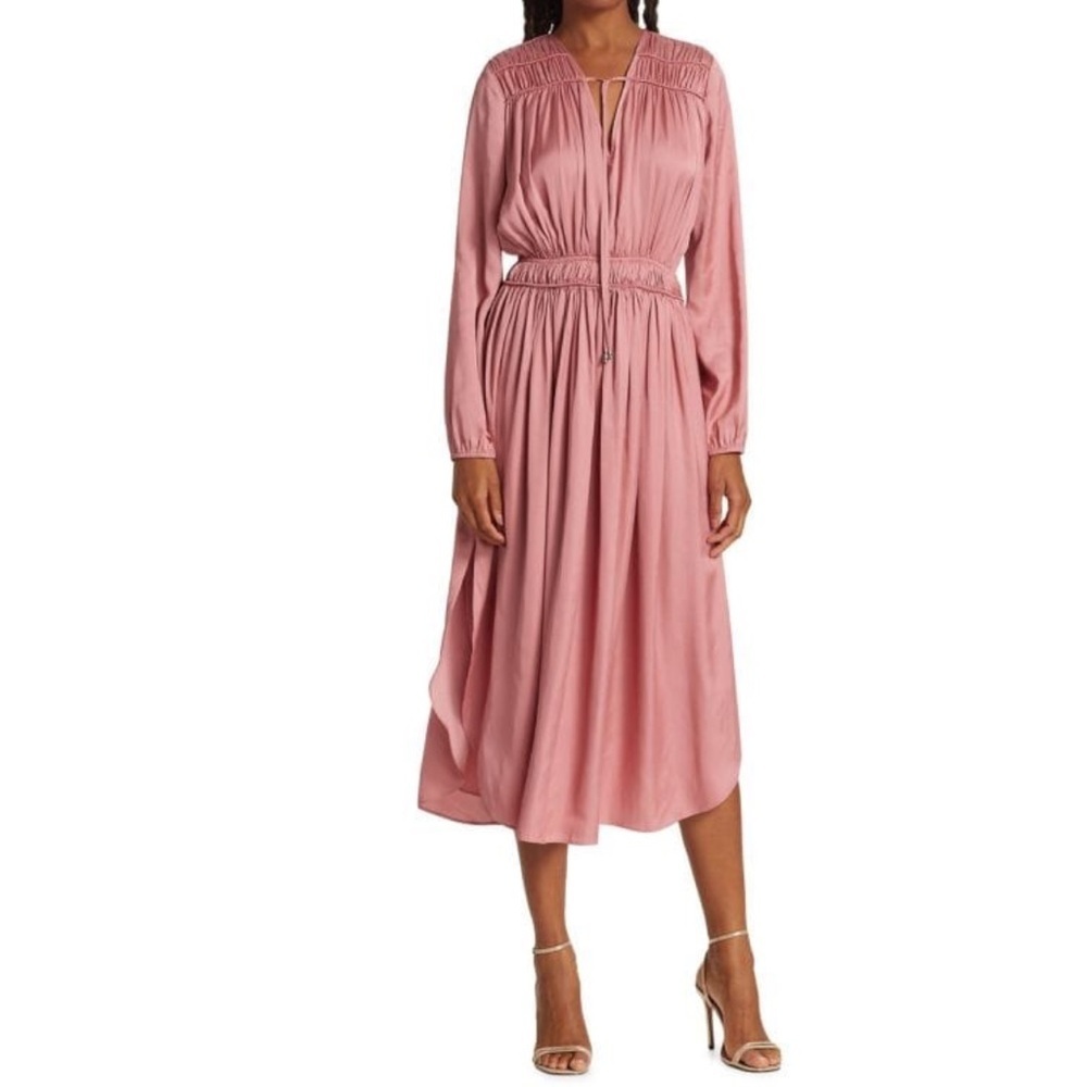 Elli Tahari whispered sheer dress